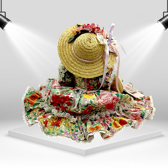 Eclectic People ~ Stuffed Bear Girl Victorian Elegance - Picture 3 of 6